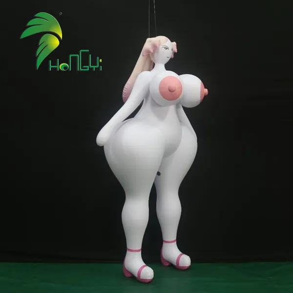 Stehend Angepasst PVC Aufblasbare Nackt Hongyi Luft Mädchen Cartoon Spielzeug