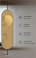 Miroir de salle de bain intelligent à LED mural en aluminium au design moderne, pour salon et appartement, livraison directe d'usine, prend en charge OEM/ODM