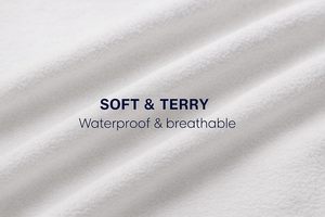 Funda de colchón hipoalergénica a precio directo de fábrica, Sábana ajustable silenciosa, Protector de colchón impermeable de felpa transpirable - Product Image 5