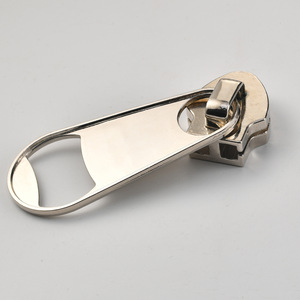 Zipper Beer Opener Zinc Alloy Metal Magnetic For <b>Refrigerator</b> And Bottle Opening - Product Image 1