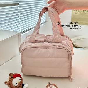 Sac de rangement pour cosmétiques de voyage de grande capacité, sac pratique multifonctionnel portable, sac de rangement pour pinceaux de maquillage - Product Image 1