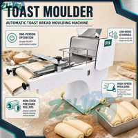 Machine à façonner le pain commercial 50-1000g, rouleau à pâte automatique, façonneuse de pains, équipement de boulangerie pour la fabrication de pains et de sandwichs