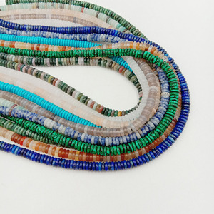 39 cm ,2x6mm septum perles Agate Pierres Précieuses Naturelles, Pierres Précieuses précieuses calibrées - Product Image 2