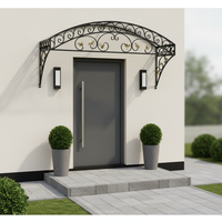 Système de Façade Ventilée en Acier Forgé avec Auvent en Verre pour Hôtels et Villas – Écologique et Anti-Corrosion
