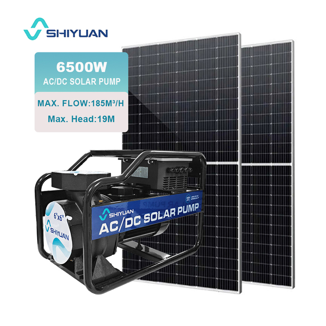 SHIYUAN 380V 6.5Kw Direct Dc Home Water High Pressure Solar Booster Pump for Shower