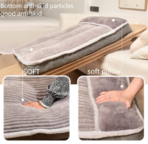 Super weiches großes Hunde bett kissen Klassischer rechteckiger Stil Solider rutsch fester Boden für Crate Kennel Sofa Haustier bett für größere Rassen - Product Image 6