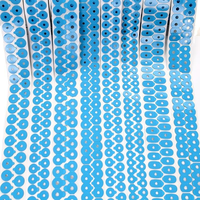 1000 Pièces de tampons optiques en acrylique pour blocage de lentilles, autocollants antidérapants pour bords de lunettes, ruban adhésif double face en résine EVA/PET, automatique 0,1 cm
