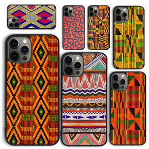 <span class=keywords><strong>Coque</strong></span> de téléphone en <span class=keywords><strong>tissu</strong></span> de style africain pour iPhone 16 15 14 12 13 mini PLUS X XS XR 11 PRO MAX Back Cover Fundas Shell - Product Image 1