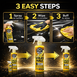 Cera en Aerosol de Acción Rápida para Autos y Motocicletas (473ml) - Cera de Carnauba Premium, Protección Hidrofóbica, Alto Brillo, Anti-Rayones, Sin Manchas - Product Image 4
