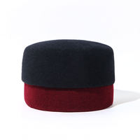 Venta caliente Simple cómodo buena calidad Unisex pura lana fieltro hombres musulmán Kufi sombrero para hombre oraciones islámicas sombrero gorra para rezar