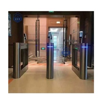 Mécanisme de tourniquet à trois pieds, portillon pivotant d'aéroport, scanner de code QR, barrière coulissante à clapet, lecteur d'empreintes digitales pour bus, acier inoxydable rétractable 304