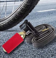 Pompe à vélo portable haute pression PRO-STAR en aluminium pour CO2, avec valves Presta/Schrader >160 PSI, gonfleur d'urgence