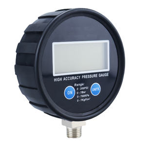 เกจวัดดิจิตอลขนาดเส้นผ่านศูนย์กลาง 80 มม. พร้อมเคสยาง เกจวัดความดันดิจิตอลแบบ LCD - Product Image 3