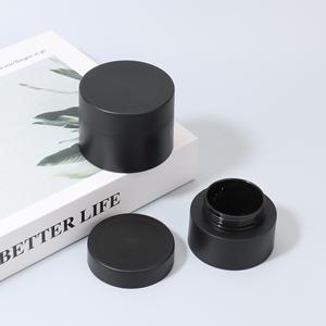 Chất Lượng Tốt 15G 30G Màu Đen Matte Bề Mặt PP Vòng Hình Nhựa Jar UV Gel <span class=keywords><strong>Container</strong></span> Chăm Sóc Da Bao Bì - Product Image 3