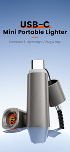 Chất lượng cao bán chạy nhất Keychain điện <span class=keywords><strong>USB</strong></span> điện thoại loại C nhẹ hơn cho thuốc lá - Product Image 4