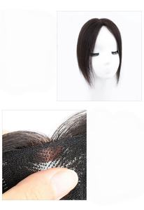 Xuchang perruque pour femmes vrais cheveux pour Swiss Net Top léger respirant sans pression dentelle toupet cheveux blancs pièce de réédition - Product Image 6