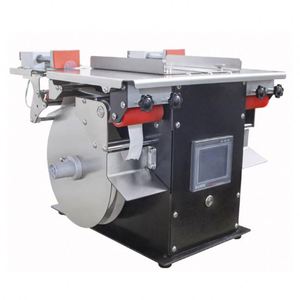 Machine d'étiquetage semi-automatique électrique à écran tactile pour étiquettes autocollantes anti-effraction d'angle, pour scellage de boîtes de carton rectangulaires - Product Image 1