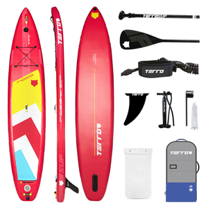 Planche à pagaie <span class=keywords><strong>gonflable</strong></span> légère en gros | OEM debout planche de surf pour les sports nautiques 12'6 "* 30" * 6" - Product Image 1