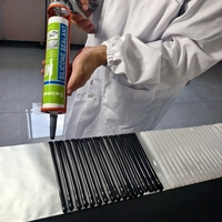 Colle silicone neutre monocomposant certifiée ISO9001/ISO14001, excellente étanchéité, pour construction et menuiserie, en cartouche