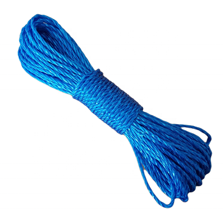 Corde à Linge Everlasto PVC 20m Bleu – 4,8 Mm Épaisseur, Noyau Polypropylène Solide, Ultra-Résistante Et Facile à Nettoyer