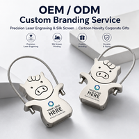 Flashdisk USB Logam Bentuk Babi Lucu dengan Logo Kustom Baru, Terenkripsi, Garansi 3 Tahun, Hadiah Promosi Liburan