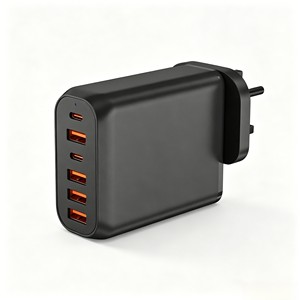 อะแดปเตอร์ชาร์จไฟ USB-C หลายพอร์ต รองรับ PD ชาร์จเร็ว ปลั๊กแบบ EU วัสดุ PC ป้องกันกระแสเกิน 65W 60W - Product Image 6