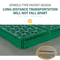 Caisse en plastique PP pliable, empilable et emboîtable HUADING 530*360*315 mm avec base renforcée pour le transport de produits sur de longues distances