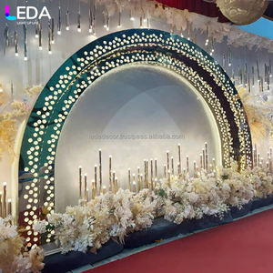 Leda 2025เครื่องประดับซุ้มส่องแสงเป็นประกายวิบวับฉากหลังเวทีสำหรับตกแต่งงานแต่งงาน - Product Image 5