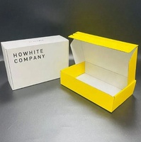 Boîte d'expédition en carton avec lamination mate, bande adhésive à fermeture éclair, bande adhésive à déchirer pour l'envoi postal, boîte à courrier auto-scellante