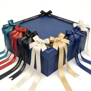 Christmas Polyester Satin Grosgrain Floral <strong>Pull</strong> <strong>Bow</strong> Eco-Friendly Gift Wrapping Decoration Accessories GIFT <strong>BOWS</strong> PRE-TIED <strong>BOWS</strong> - Product Image 6
