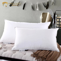 Oreiller de luxe personnalisé en duvet d'oie blanc, oreiller de couchage pour hôtel 5 étoiles