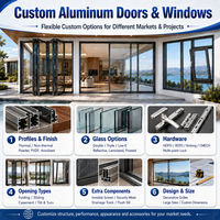 Porte pliante en alliage d'aluminium imperméable avec moustiquaire, portes pliantes pour maisons, portes pliantes pour balcon de resort