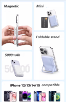 Anker Banque d'énergie magnétique 5000mAh Batterie magnétique MagGo Chargeur portable sans fil avec support et USB-C