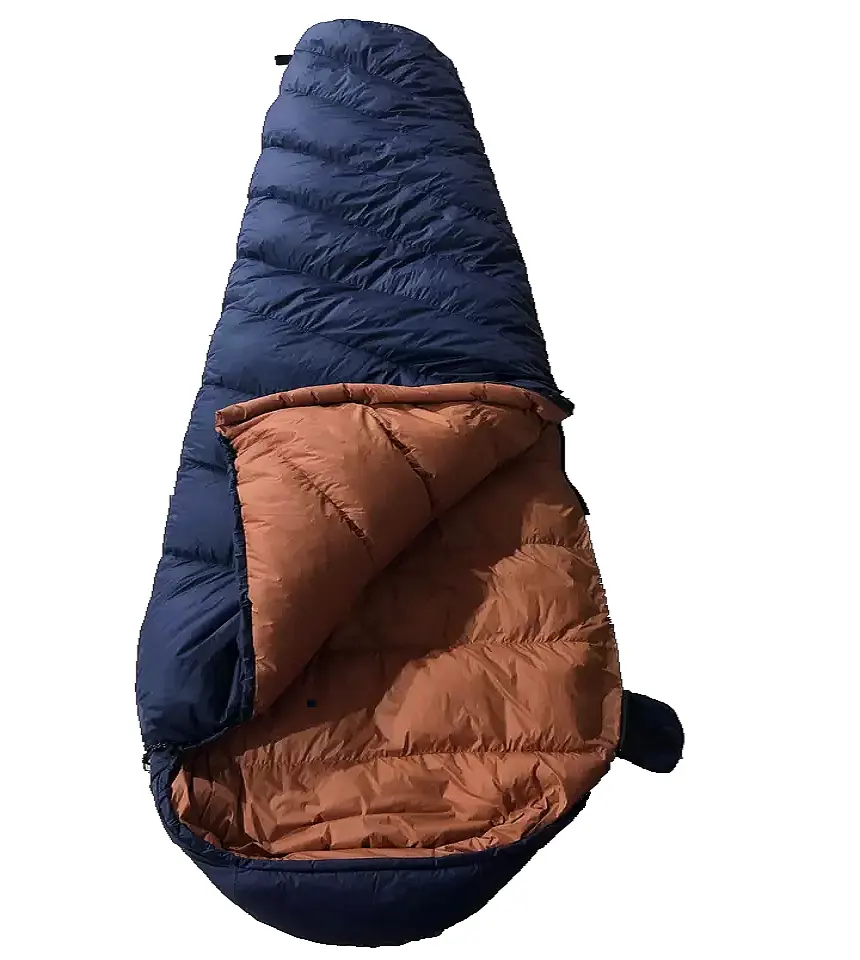 Sac de couchage en duvet de canard de haute qualité, sac de couchage léger pour maman, camping, protection contre le froid en plein air