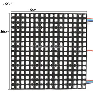Apa102 5050 5v 16x16 grade-256leds/m rgb led pixel matrix