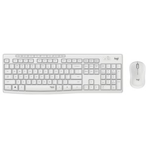 Logi Mk295 Silent Keyboard <b>Mouse</b> Combo White Italian Layout <b>USB</b> Type A Business Use - Product Image 1