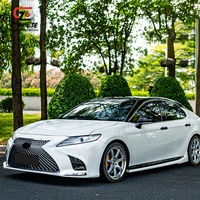 Pour Toyota Camry 2018-2021 kits de carrosserie automatique de haute qualité mise à niveau vers LEXUS LS FACE comprennent calandre pare-chocs arrière lèvre pare-chocs de voiture