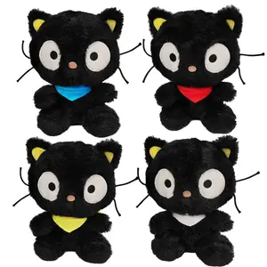 Nuovo prodotto caldo Chocoes bambola di peluche di gatto soffocante gattino peluche regalo per bambini cioccolato nero gatto peluche