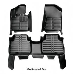 Sistema de Viaje Familiar BORNSELLER para Carnival (<span class=keywords><strong>2021</strong></span>+) con Forros de Cuero de Cobertura Total de <span class=keywords><strong>3</strong></span> Filas, Tapete para Área de Carga Antideslizante - Product Image 3