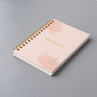 Conçu sur mesure A5 taille bobine lié hebdomadaire Journal planificateur avec diviseurs et index hebdomadaire