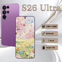 Smartphone Original S26 Ultra 5G Android 15 Deca Core, 16+1TB, Alta Calidad, Pantalla HD 120Hz, LTE, Inglés/Español