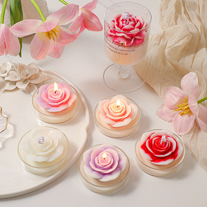 Caja de Regalo con Velas Aromáticas de Cera de Coco Hechas a Mano, Forma Personalizada para el Día de la Madre, Navidad, Año Nuevo - Barras de Lujo - Product Image 1