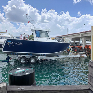Cruiser à cabine fermée en <span class=keywords><strong>aluminium</strong></span> de 7m et 23 pieds <span class=keywords><strong>Promenade</strong></span> autour du <span class=keywords><strong>bateau</strong></span> de <span class=keywords><strong>pêche</strong></span> - Product Image 2