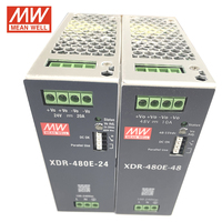 Alimentation électrique industrielle ultra-mince sur rail DIN MEAN WELL XDR-480/XDR-480E-12/24/36/48 24V 30A 20A 13.3A 10A, alternative aux modèles NDR-480 et SDR-480
