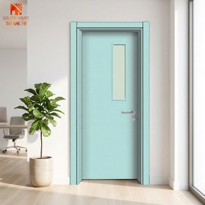 Porta in Acciaio Resistente al Fuoco per 1,5 Ore Golden House con Certificazione FM/UL/WHI per Uso Commerciale Garanzia di 5 Anni - Product Image 1