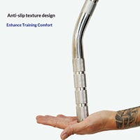 Barre de traction haute en acier inoxydable pour exercices assis, accessoires de rack de fitness pour salle de sport, modèle DQ084, non pliable