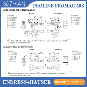 มีสินค้าในสต็อก แมกมิเตอร์ E+H Promag 55S ของแท้ ของแท้ใหม่ 100% ราคาโรงงาน เครื่องวัดอัตราการไหลของเอนเดรส+เฮาเซอร์สำหรับของเหลวข้นหนืด HART/Modbus - Product Image 5