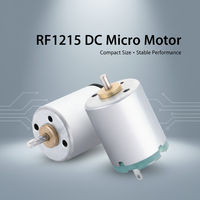 Motor DC Mini R1215 12x15mm Ultra Kompak Torsi Tinggi 3V 6V Magnet Permanen Berus untuk Kunci Elektronik Mainan Kipas USB Robot