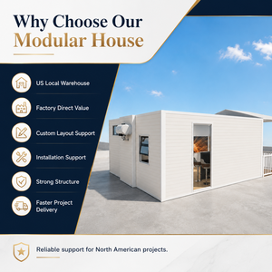NOUVEAU MODÈLE DE VILLA MODULAIRE PRÉFABRIQUÉE EN PANNEAUX SANDWICH MODERNE NEWGEN DEVELOPMENT AVEC FACADE EN VERRE OUVERT ET BALCON POUR USAGE RÉSIDUEL - Product Image 4