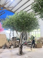 Grand olivier artificiel réaliste faux grand olivier pour la décoration intérieure